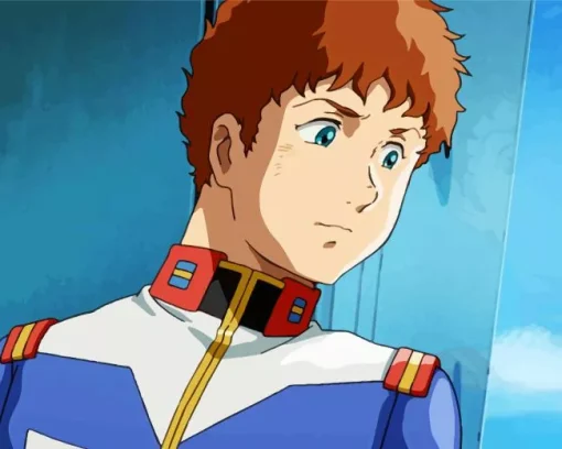 Amuro Ray In Mobile Suit Gundam Diamond Painting