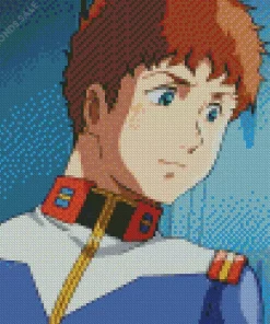 Amuro Ray In Mobile Suit Gundam Diamond Painting