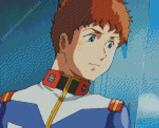 Amuro Ray In Mobile Suit Gundam Diamond Painting