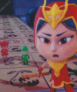 An Yu PJ Masks Diamond Painting