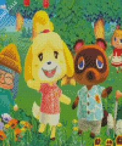 Animal Crossing New Horizons Art Diamond Painting