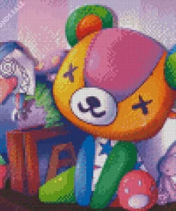 Animal Crossing Stitches Bear Diamond Painting