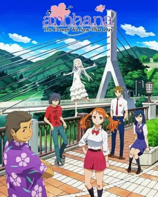 Anohana Anime Diamond Painting