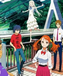 Anohana Characters Diamond Painting