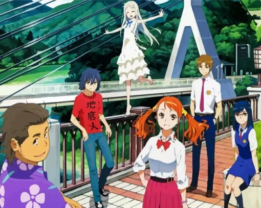 Anohana Characters Diamond Painting