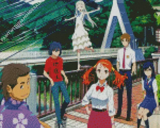 Anohana Characters Diamond Painting