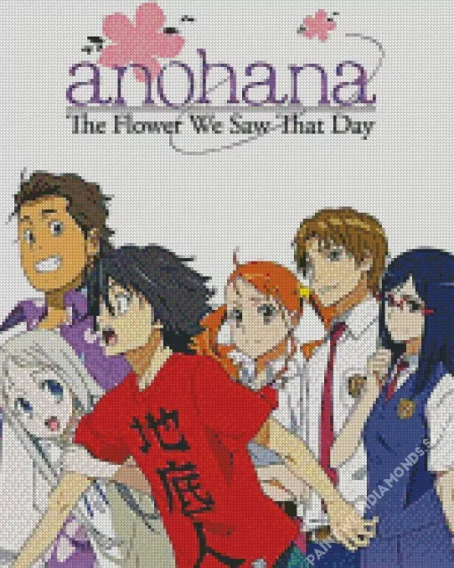 Anohana Poster Diamond Painting