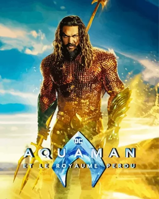 Aquaman Movie Poster Diamond Painting