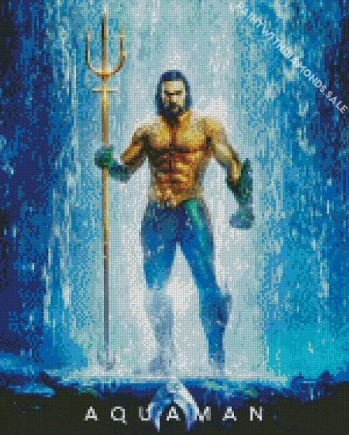 Aquaman Poster Diamond Painting