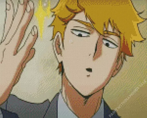 Arataka Reigen Character Art Diamond Painting