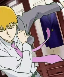 Arataka Reigen In Mob Psycho 100 Diamond Painting