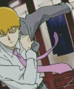 Arataka Reigen In Mob Psycho 100 Diamond Painting