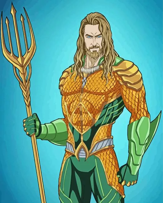 Arthur Curry art Diamond By Numbers Arthur Curry Art Diamond Painting