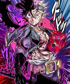 Asta Black Clover Character Diamond Painting