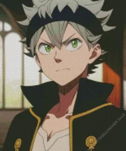 Asta Black Clover Diamond Painting