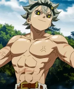 Asta In Black Clover Diamond Painting