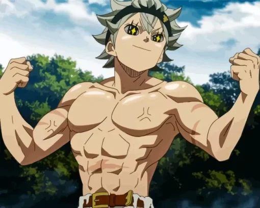 Asta In Black Clover Diamond Painting