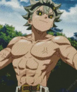 Asta In Black Clover Diamond Painting