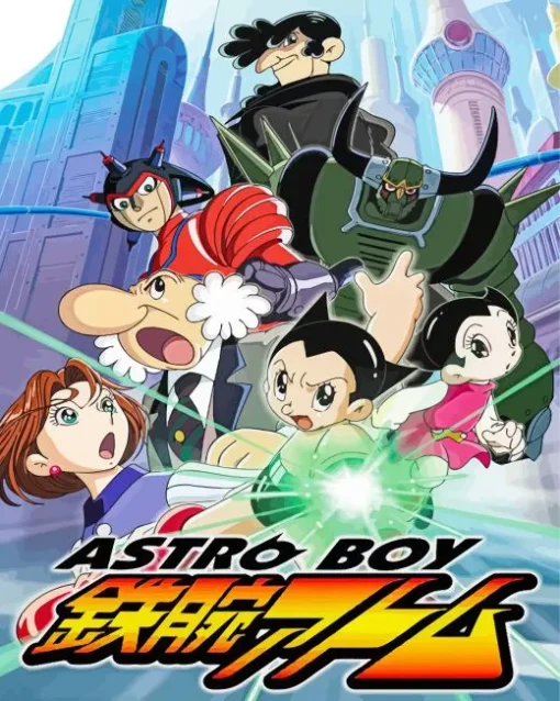 Astro Boy Anime Diamond Painting