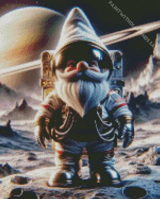 Astronaut Gnome Diamond Dotz