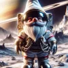 Astronaut Gnome Diamond With Numbers