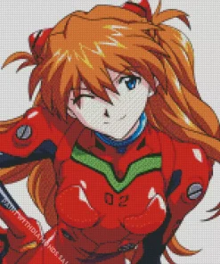 Asuka Langley Soryu Diamond Painting