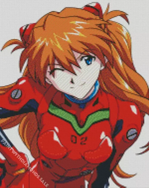 Asuka Langley Soryu Diamond Painting