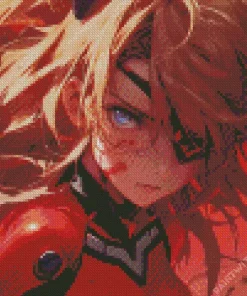 Asuka Langley Soryu Neon Genesis Evangelion Diamond Painting