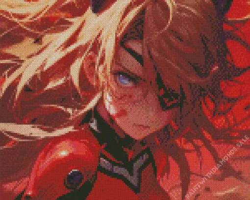 Asuka Langley Soryu Neon Genesis Evangelion Diamond Painting