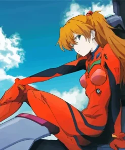 Asuka Langley Soryu Anime Diamond Painting