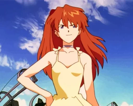 Asuka Langley Soryu Anime Character Diamond Painting