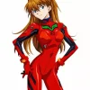 Asuka Langley Soryu Character Diamond Painting