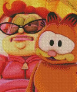 Aunt Ivy The Garfield Show Diamond Painting