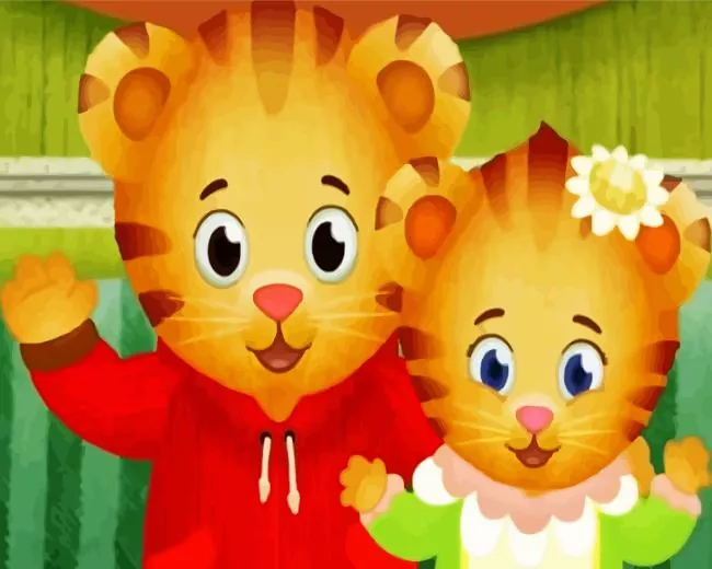 Baby Margaret Daniel tigers neighborhood Diamond Dotz Baby Margaret Daniel Tigers Neighborhood Diamond Painting