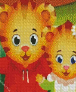 Baby Margaret Daniel Tigers Neighborhood Diamond Painting