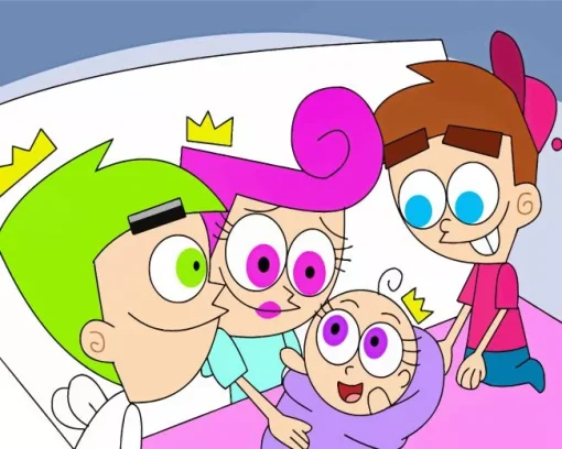 Baby Poof In The Fairly Oddparents Diamond Painting