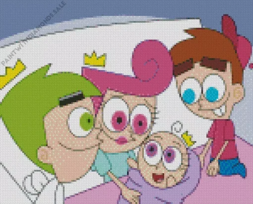 Baby Poof In The Fairly Oddparents Diamond Painting