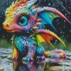 Baby rainbow dragon Diamond Paints