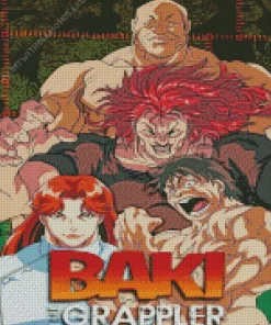 Baki The Grappler Anime Diamond Painting