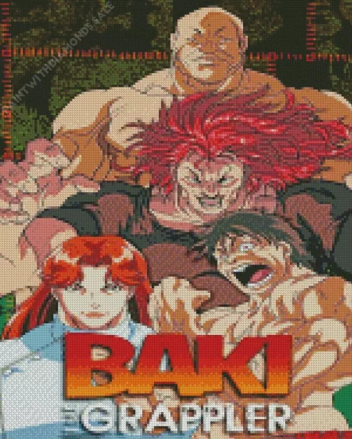 Baki The Grappler Anime Diamond Painting