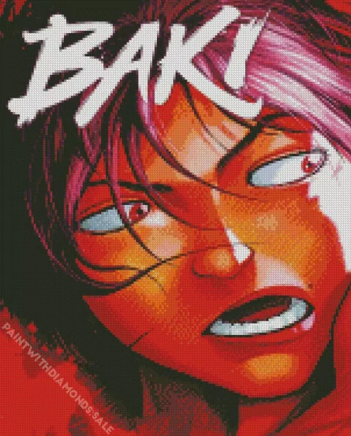 Baki The Grappler Poster Diamond Painting