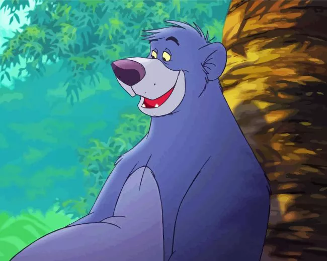 Baloo Diamond With Numbers Baloo Diamond Painting