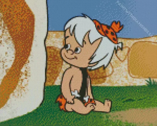 Bamm Bamm Rubble Diamond Painting