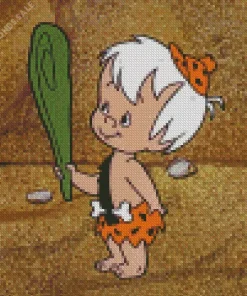 Bamm Bamm Rubble Character Diamond Painting