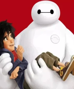 Baymax And Hiro Animation Diamond Paintings