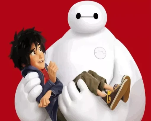 Baymax And Hiro Animation Diamond Paintings