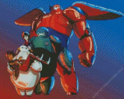 Baymax Big Hero Robot Diamond Painting