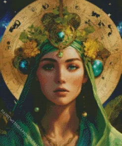 Beautiful Virgo Lady Diamond Painting