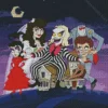 Beetlejuice Family Diamond Paintings