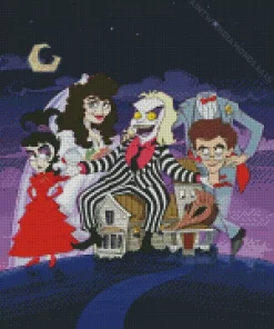 Beetlejuice Family Diamond Paintings